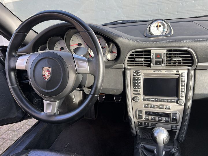 Porsche 997  911 hand geschakeld coupe 2007 zwart 481pk – Foto 30
