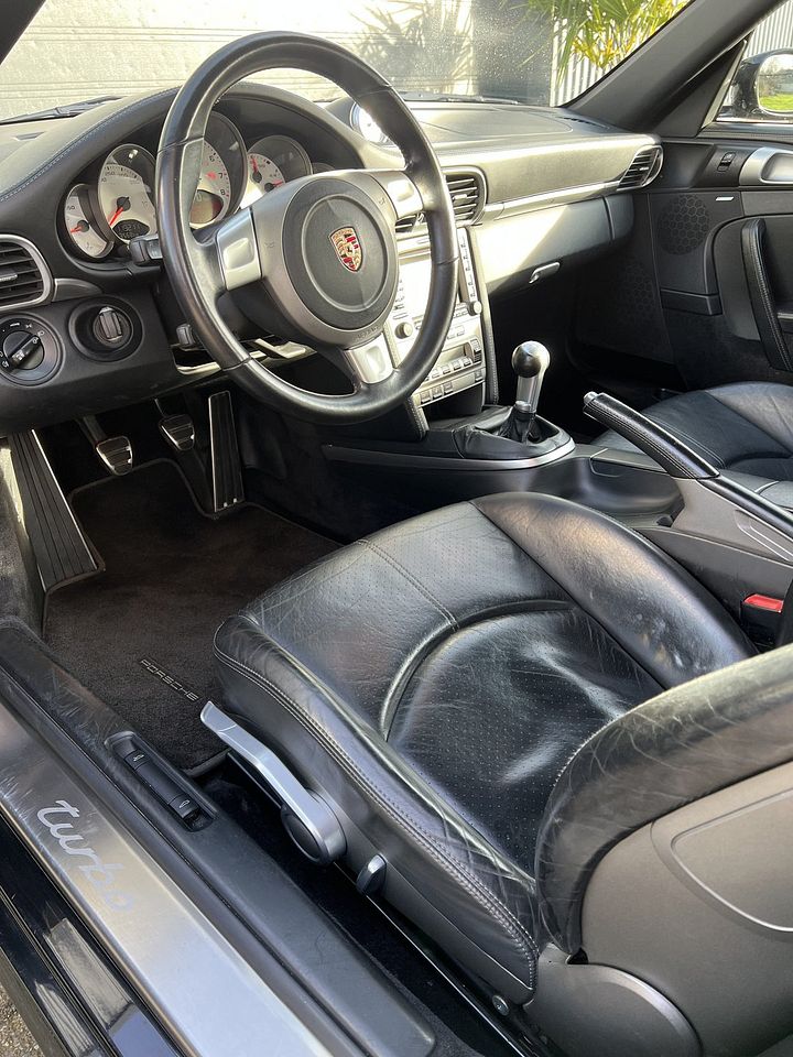 Porsche 997  911 hand geschakeld coupe 2007 zwart 481pk – Foto 20