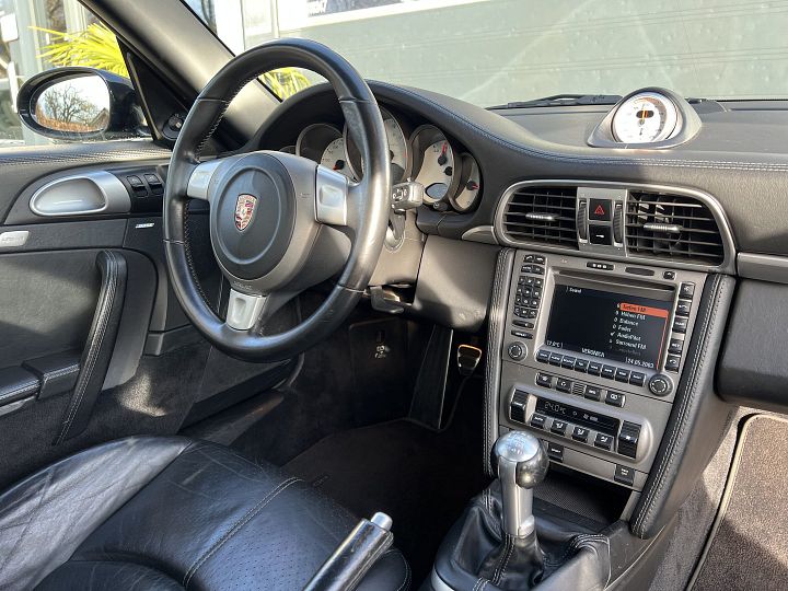 Porsche 997  911 hand geschakeld coupe 2007 zwart 481pk – Foto 32
