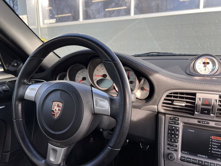 Porsche 997  911 hand geschakeld coupe 2007 zwart 481pk – Foto 29