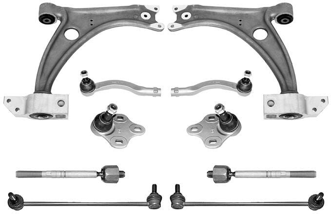 AUDI TT Coupe 8J3 draagarm AUDI TT Roadster 8J9 spoorstang fuseekogels stuurkogels stabilisatorstang 1K0411315  1K0411315 