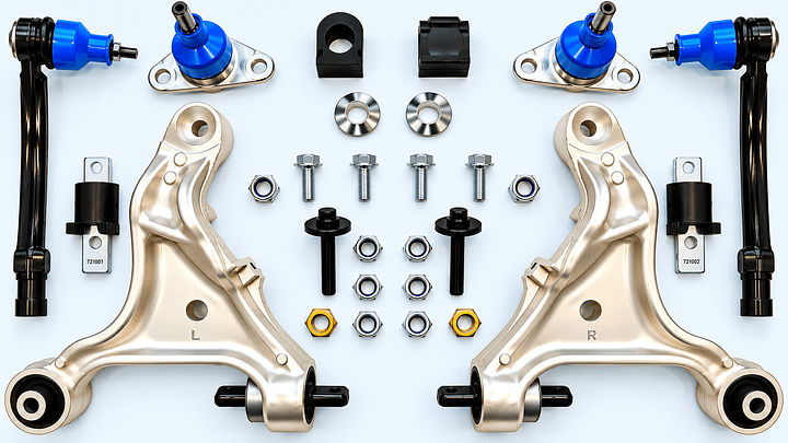 Draagarmen Volvo S60 draagarm Volvo V70 II fuseekogel stuurkogels 30635229