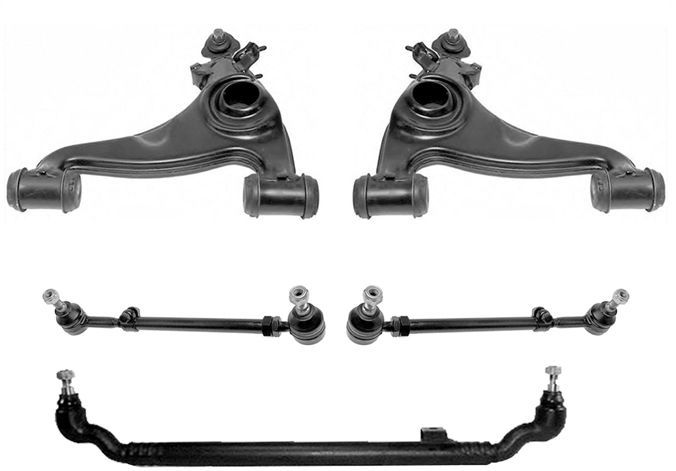 Mercedes W124 S124 draagarm Mercedes W201 draagarmen Mercedes A124 C124 S124 1243303007