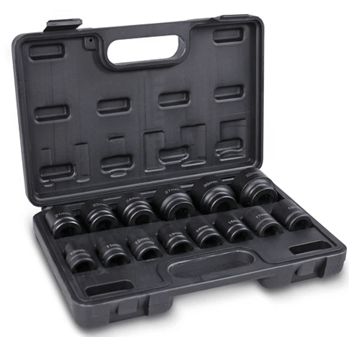 Dopsleutelset dopsleutel set dopsleutel 14 delig set doppen – Foto 2