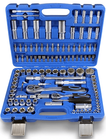 Dopsleutelset ‎chroom-vanadium dopsleutel set dop sleutel set 21 delig – Foto 4