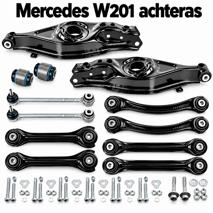 Draagarmen Mercedes W201 ophanging Mercedes 190 reactiearmen achteras – Foto 13