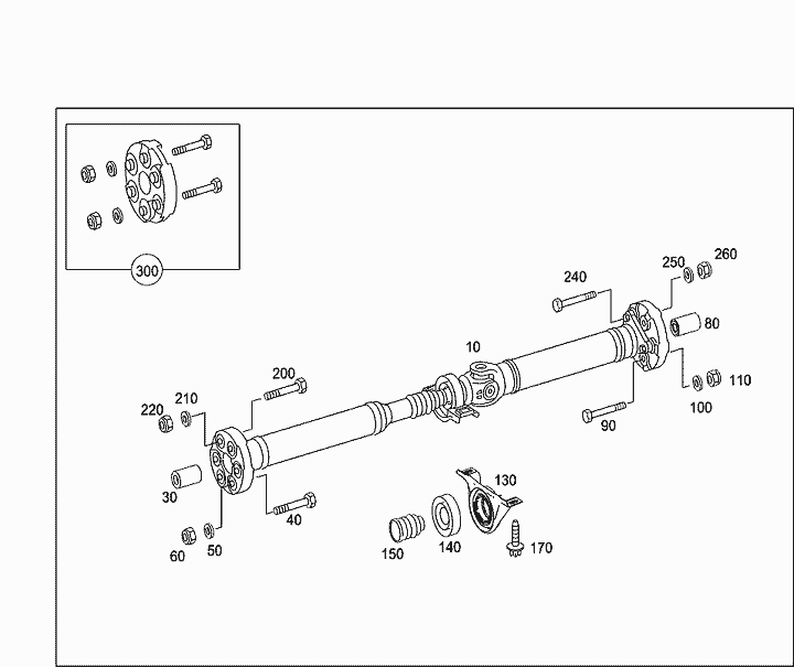 Mercedes 204 schokdempers Mercedes 207 218 schokbrekers A2043266600 – Foto 8