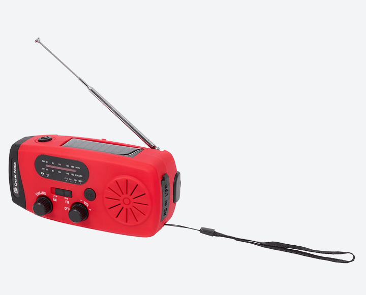 Nood radio Solar noodradio LED verlichting Pouwer bank + SOS – Foto 4