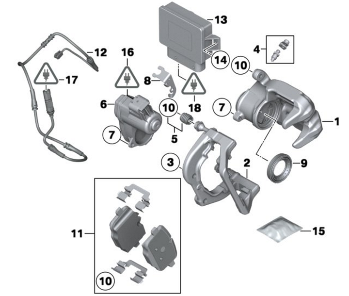BMW F10 F11 rem module BMW F06 F12 F13 BMW X3 X4 F25 F26  34436863277 – Foto 5