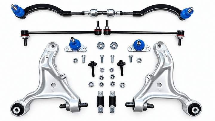Draagarmen Volvo S60 draagarm Volvo V70 spoorstang stabilisatorstangen – Foto 7