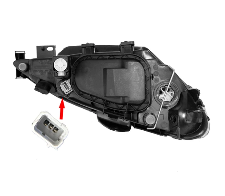 Koplampen Peugeot 206 koplamp Peugeot 206 CC 6205S9 6205S9 – Foto 3