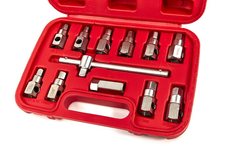 Motorolie sleutel set Carterplug Doppen set – Foto 2