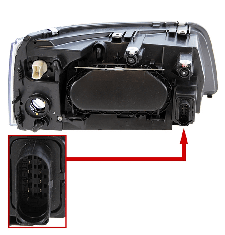 Transporter T5 koplamp Multivan T5 koplamp H1 H7 links – Foto 2