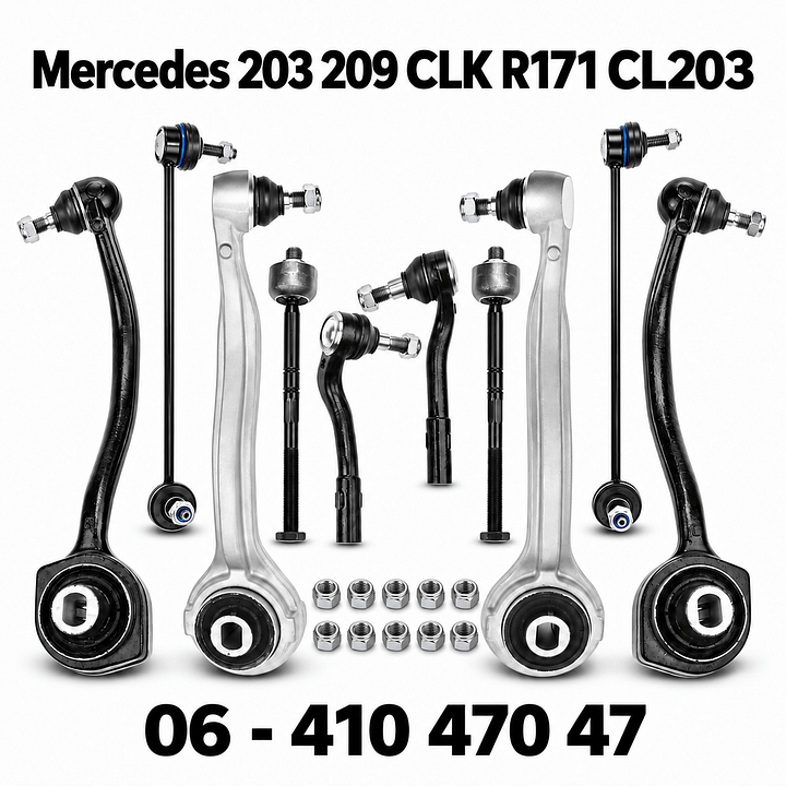Draagarmen Mercedes W124 W201 W202 S202 208 W210 S210 reactiearmen draagarmen – Foto 5