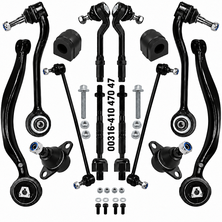 Draagarm BMW X5 draagarm BMW E53 spoorstang reactiearmen stuurkogel fuseekogel – Foto 10