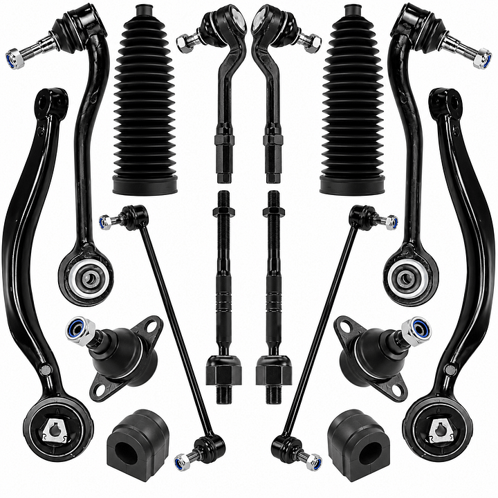 Draagarm BMW X5 draagarm BMW E53 spoorstang reactiearmen stuurkogel fuseekogel – Foto 9