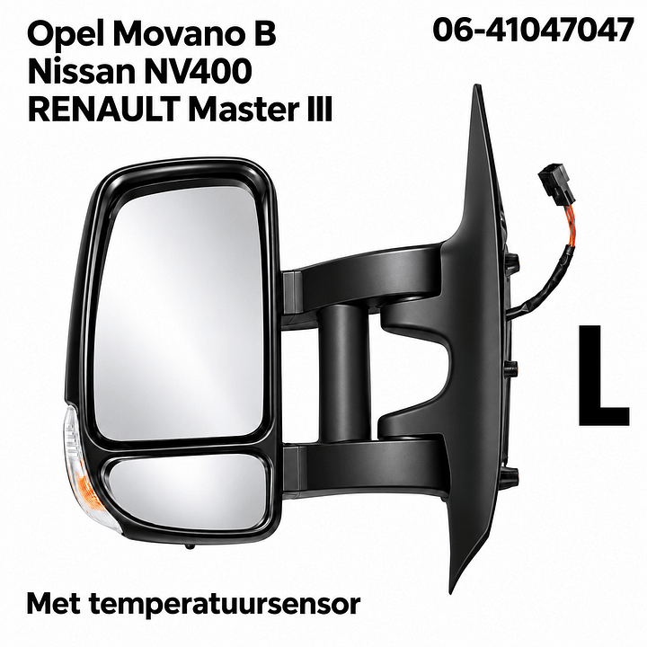 Buitenspiegel Nissan NV400 Renault Master Opel Movano B spiegel