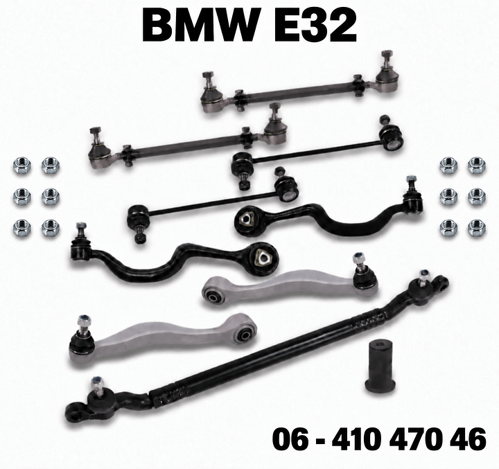 Draagarmen BMW E32 spoorstang BMW E32 draagarm