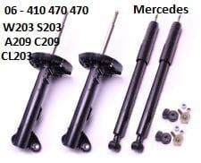 Mercedes W203 schokdempers Mercedes S203 C209 A209 CL203 CLK schokbrekers 2033262300 – Foto 5