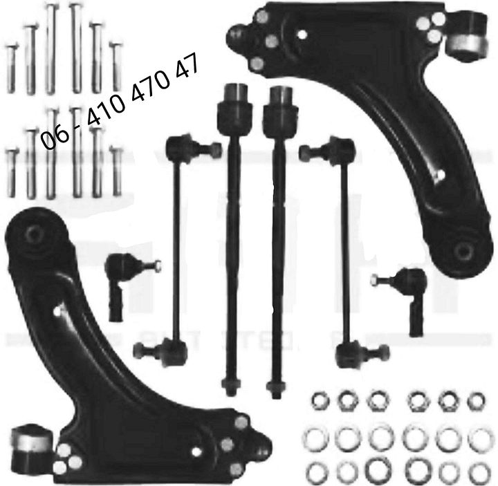 Draagarm Opel Corsa C draagarm Opel Combo Draagarm set