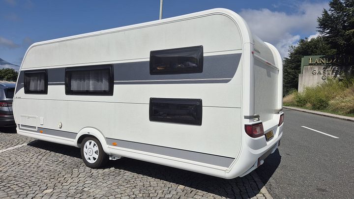 Hobby KMFE 545 KMF STAPELBED Airco Mover Luifel Fietsendrager