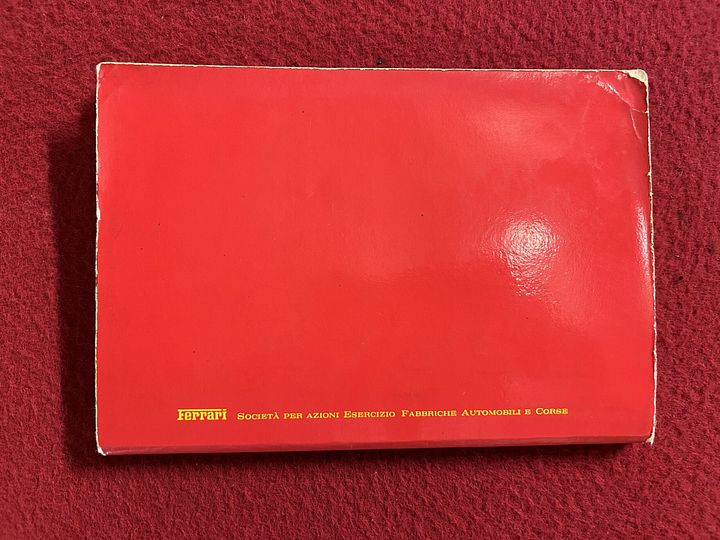 Ferrari 308 GT4 instructieboekje – Foto 9