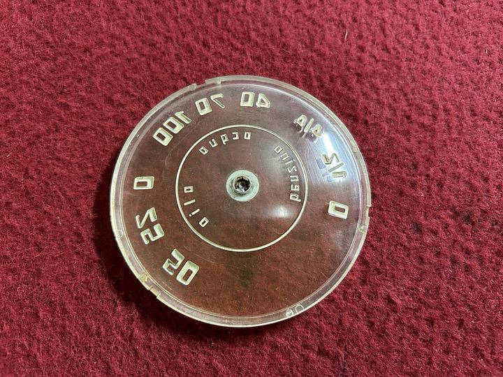 Lancia Appia 2e/3e serie metertjeswijzerplaat – Foto 2