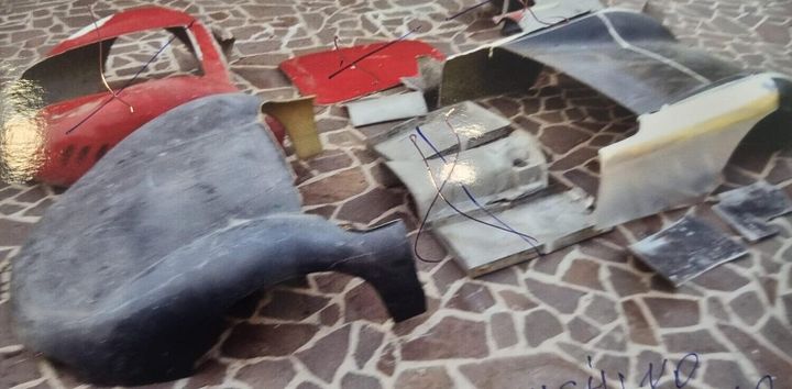 Bodywork beating dummy Maserati 200/250s