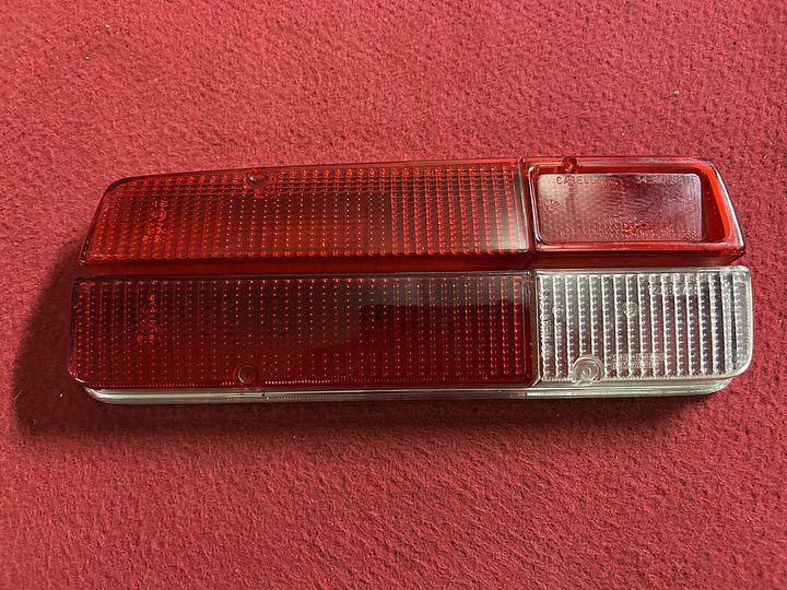 Carello achterlichtglas