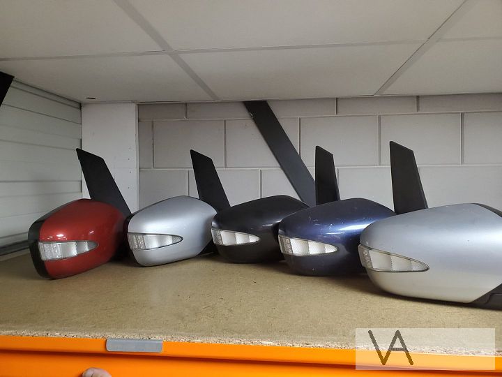 Mitsubishi Grandis 2004 - 2009 spiegel rechts vele kleuren – Foto 2