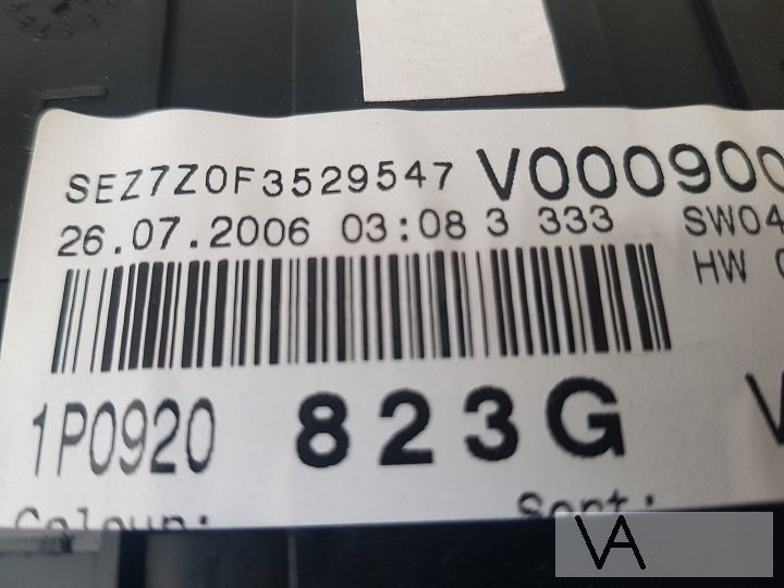 Seat Leon 2005-2009 km-teller cockpit 1.9 tdi €40 1p0920823g – Foto 2