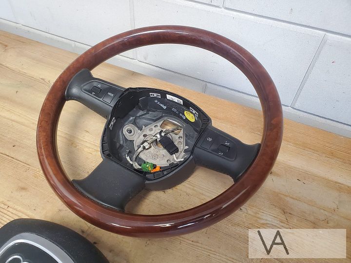 Audi A6 4f 2004 - 2011 houten stuur met airbag 4f0419091AR – Foto 5