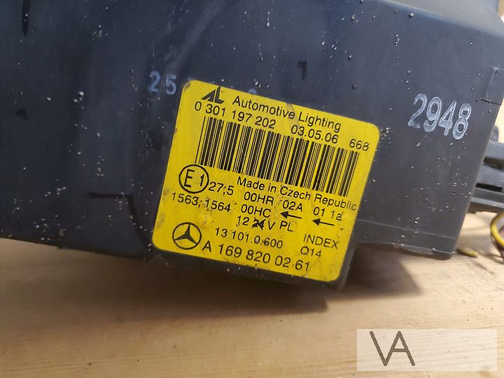 Mercedes A klasse W169 2005 - 2009 koplamp rechts passagier – Foto 5