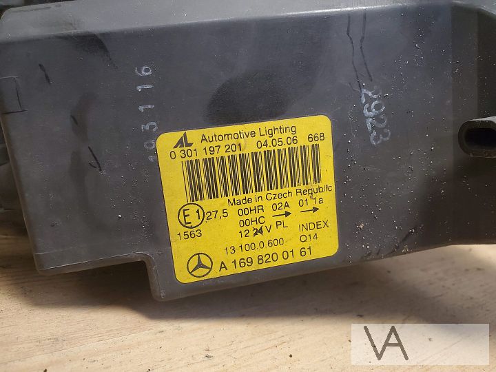 Mercedes A klasse W169 2005 - 2009 koplamp rechts passagier – Foto 3