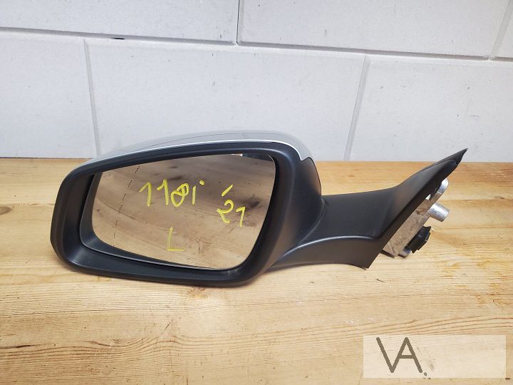 BMW 1 serie F40 2019 - 2023 spiegel links zilver grijs €200