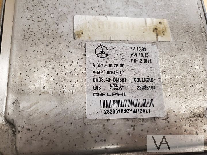 Mercedes A klasse W176 B W246 ecu motorcomputer A6519007600 – Foto 2