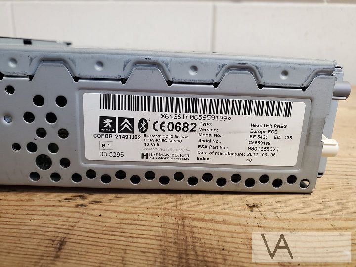 Peugeot 3008 5008 Citroen C3 DS3 radio navigatie 98016550xt – Foto 2