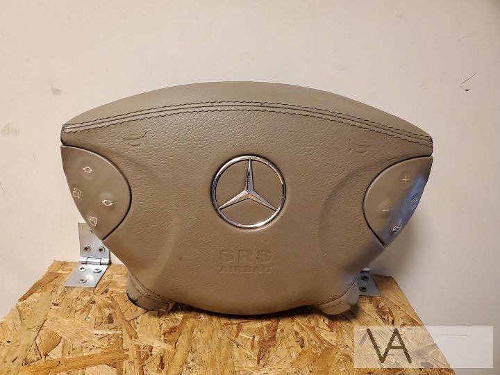 Mercedes E klasse W211 airbag beige LEER leder 2002 - 2009