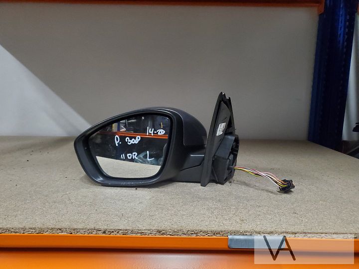 Peugeot 308 van 2013 tot 2020 spiegel links 11 draden grijs