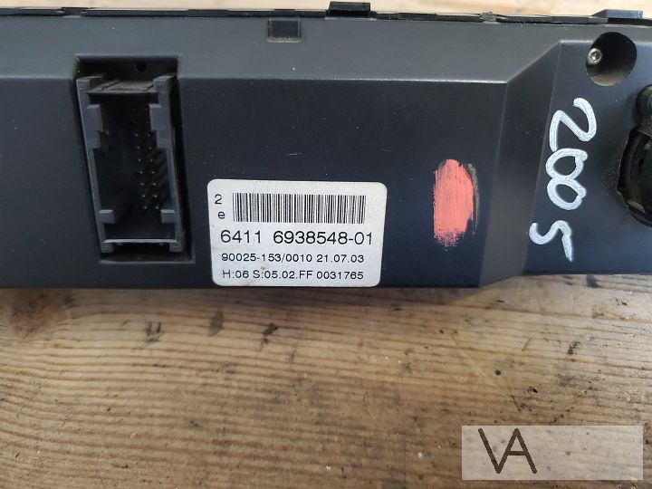 BMW 5 serie E60 E61 2003 - 2010 climate paneel €50 6938548 – Foto 2
