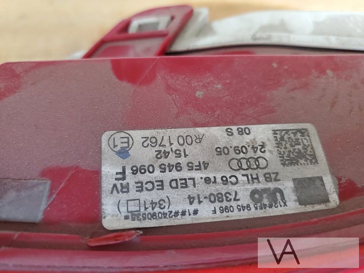Audi A6 4f sedan 2004-2009 achterlicht rechts LED 4f5945096f – Foto 3