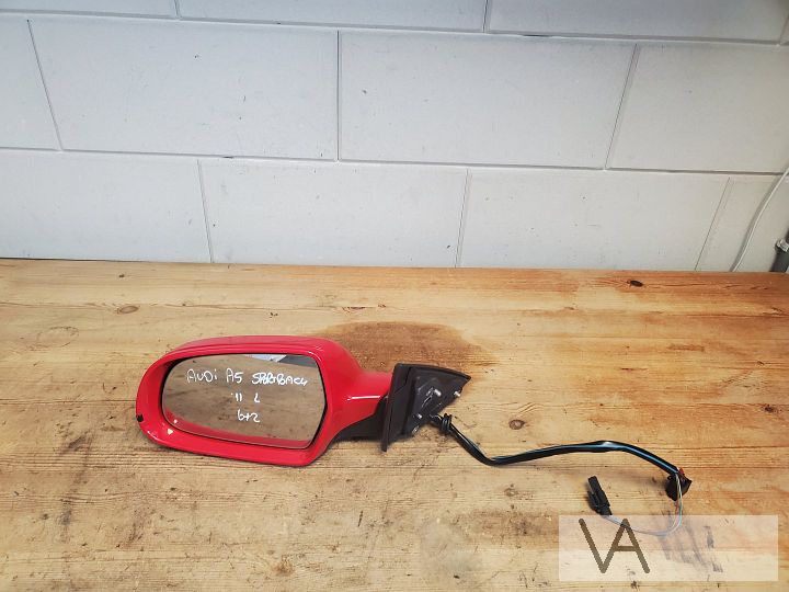 Audi A5 sportback 2007 - 2012 spiegel links 8 draden rood