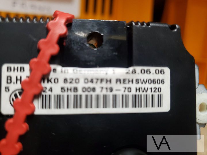 VW Golf 5 Passat kachel clima bediening paneel 1k0820047fh – Foto 2