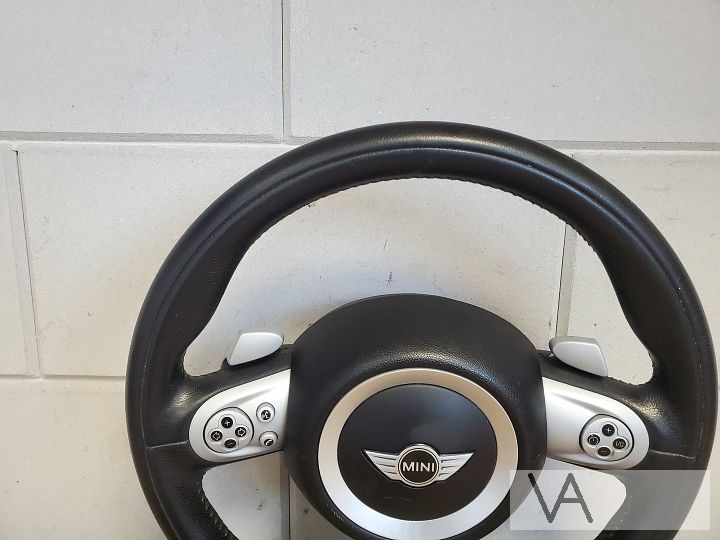 Mini R56 06 -12 3 spaak sport stuur + airbag flippers cruise – Foto 3