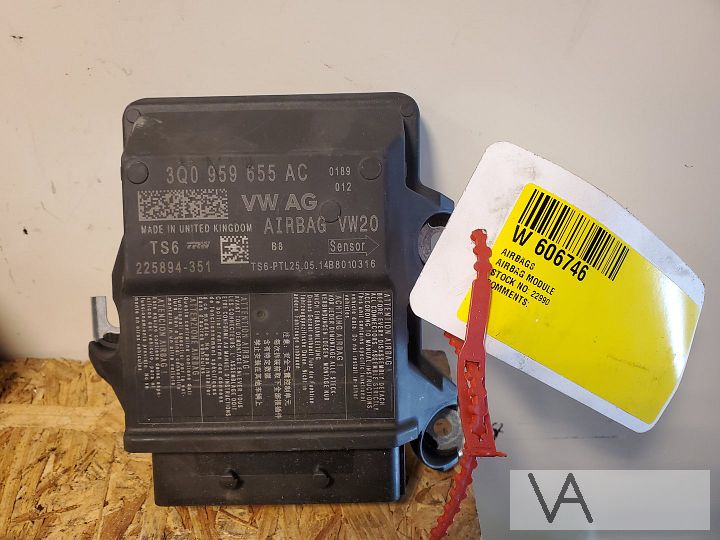 Seat Leon 5f / Skoda Octavia 5e airbag module 3q0959855ac