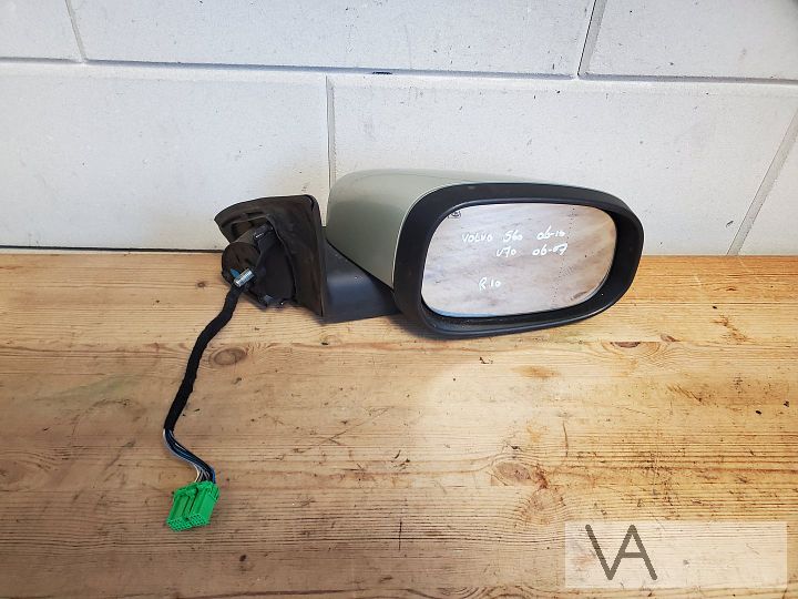 Volvo S60 06-10 en V70 06-07 spiegel rechts 10 draden €150