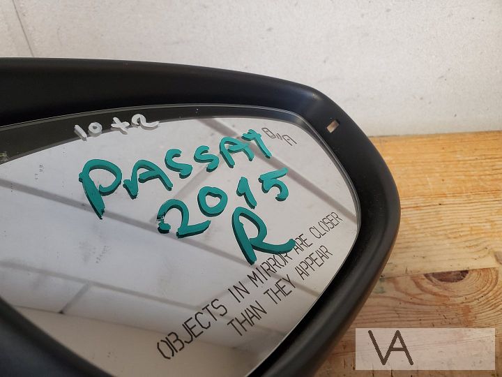 Volkswagen Passat 2010 -2015 spiegel rechts met dodehoek €99 – Foto 2