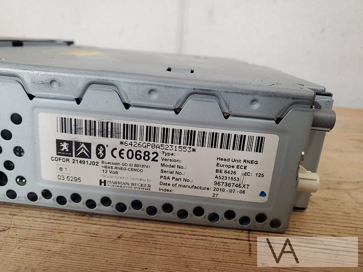 Peugeot Partner Citroen Berlingo radio navigatie 96736746xt – Foto 2