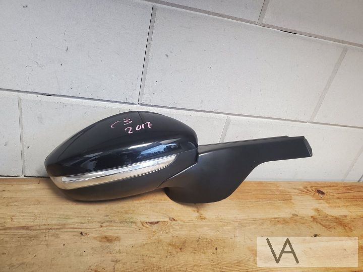Citroen C3 2017 - 2024 spiegel rechts zwart 9 draden €100 – Foto 2
