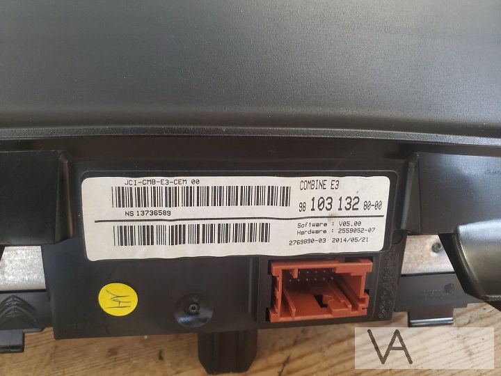 Citroen C4 cactus cockpit teller digitaal display 9810313280 – Foto 3